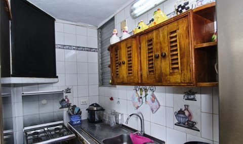 Comfort Apartment, 2 Bedrooms | Private kitchen | Full-size fridge, microwave, oven, stovetop