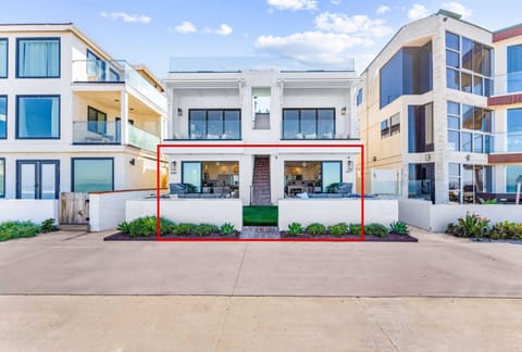 Here is where you will be staying. For bigger groups and families, you can rent the other units in this quadruplex.