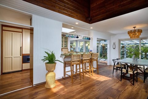 Tons of natural light with open floor plan