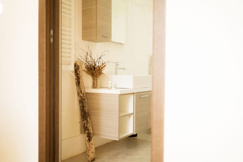 Deluxe Room | Bathroom | Shower, rainfall showerhead, hair dryer, bidet