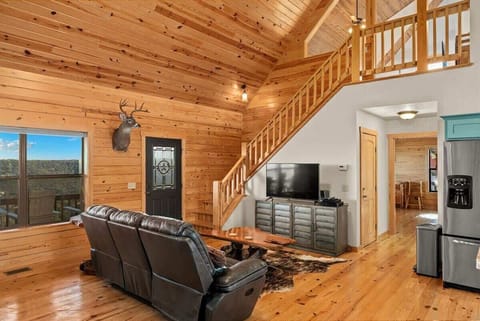 Relax and unwind in our spacious, inviting living area. #Comfort