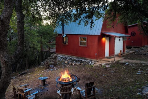 Cozy up by the fire pit for a relaxing evening