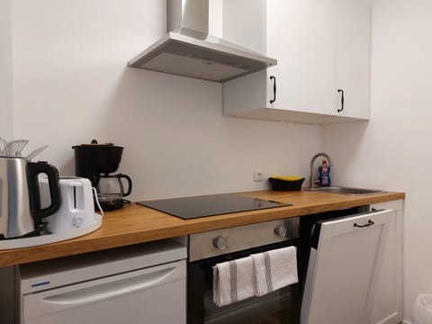 Superior Apartment, Ensuite, Lake View | Shared kitchen | Fridge, oven, stovetop, dishwasher