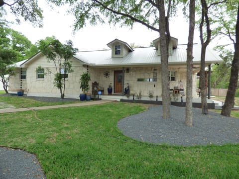Up close of the house 