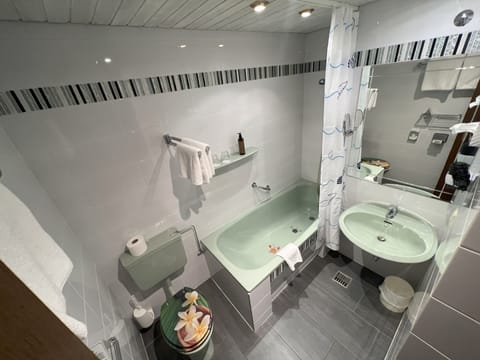 Classic Double Room | Bathroom | Hair dryer, towels