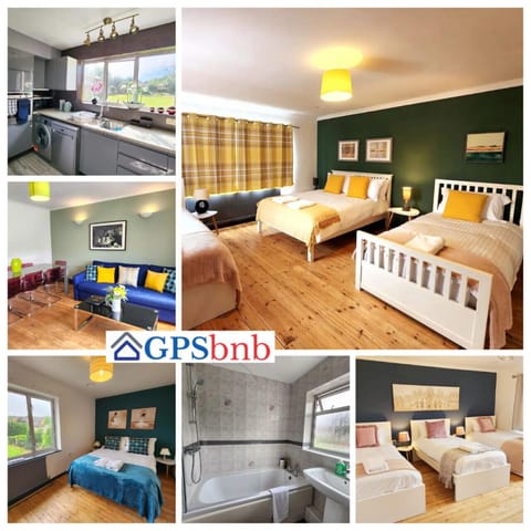 5 bedrooms, desk, iron/ironing board, travel crib