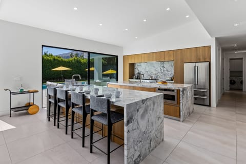 Well-stocked chef's kitchen perfect for all your culinary needs