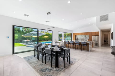 Huge windows let the natural light in