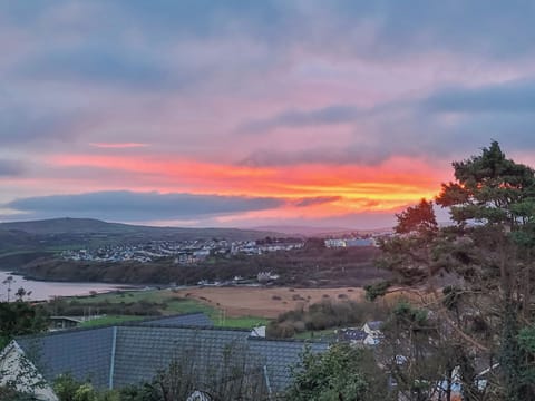 Sunrise over the terrace | The Laurels, Goodwick