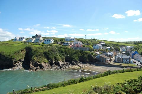 Little Haven beach and village