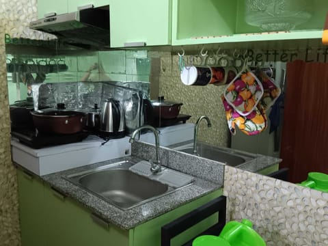 Comfort Studio, 1 Bedroom, Balcony, City View | Private kitchen | Fridge, microwave, oven, stovetop