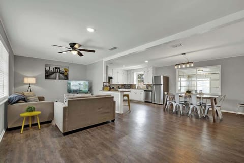 Open concept makes entertaining a breeze.