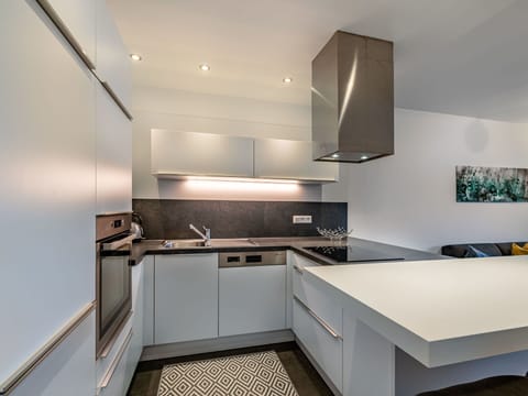 Cabinetry, Countertop, Building, Sink, Kitchen, Tap, Kitchen Stove, Kitchen Appliance, Wood, Interior Design