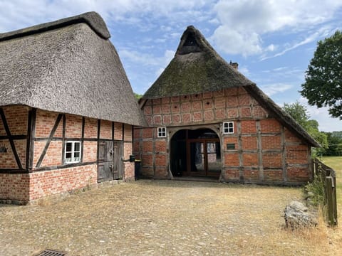 Sky, Cloud, Plant, Building, Window, Thatching, Land Lot, House, Grass, Cottage
