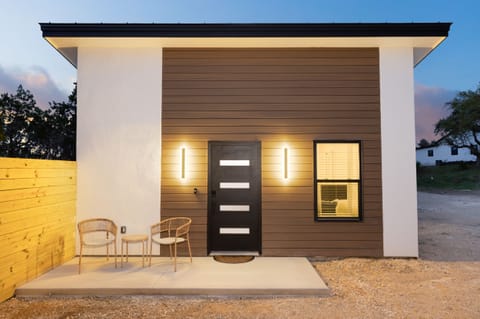 Perfect patio for relaxing as the sun goes down