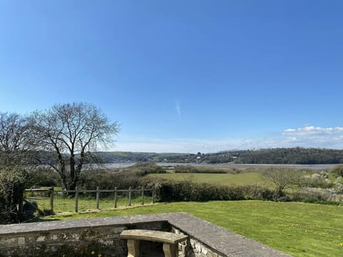 Views across the estuary to Laugharne
