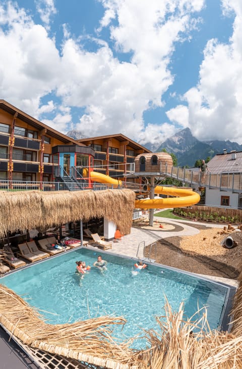 Indoor pool, seasonal outdoor pool