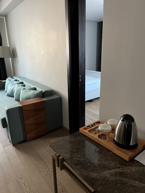 Apartment | Minibar, in-room safe, desk, blackout drapes