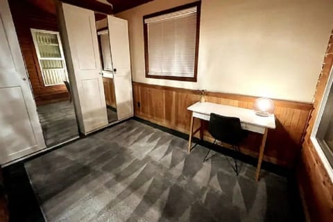 Large office area with closet space