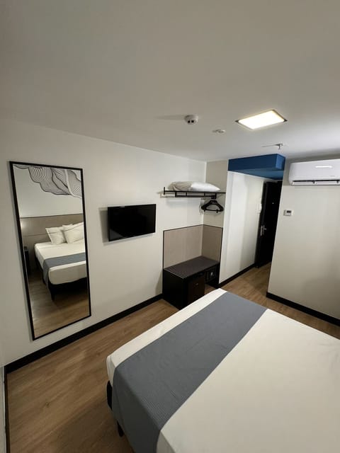 Standard Double Room | In-room safe, desk, laptop workspace, blackout drapes