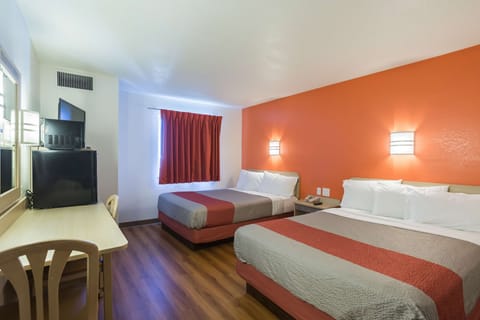 Standard Room, 2 Queen Beds, Non Smoking | Desk, free WiFi, bed sheets, alarm clocks