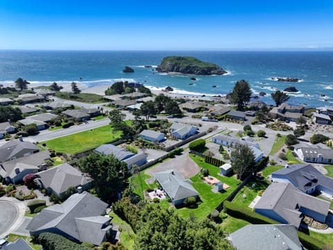 Spacious half acre yard and so close to the beach!