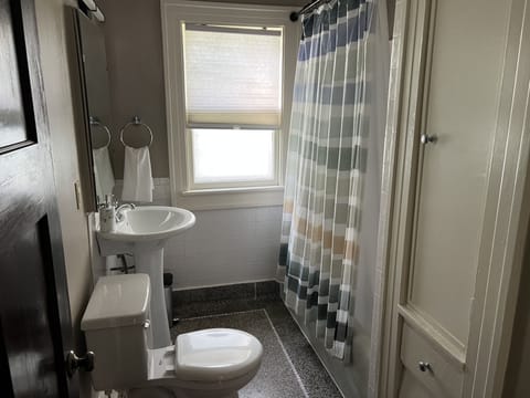 Luxury Apartment | Bathroom | Free toiletries, hair dryer, towels, soap