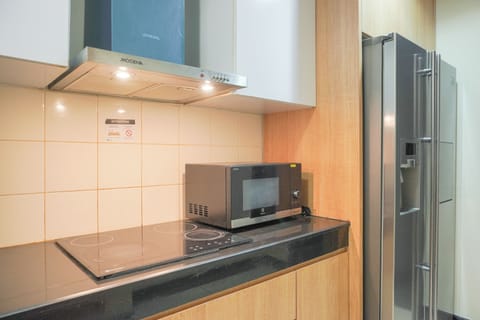 Apartment | Private kitchen | Fridge, microwave, stovetop, rice cooker