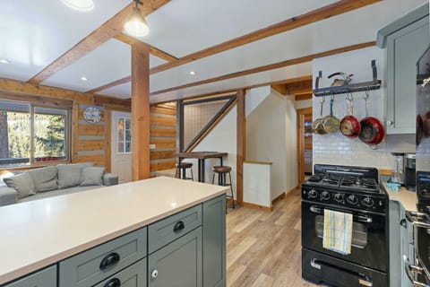 Cabin, Multiple Beds, Patio, Mountain View (Breckenridge Timber Lodge) | Private kitchen | Fridge, microwave, oven, stovetop