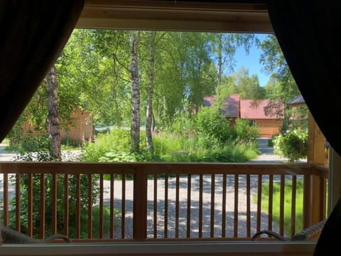 Cabin, Private Bathroom (Backwoods Cabin) | Balcony view