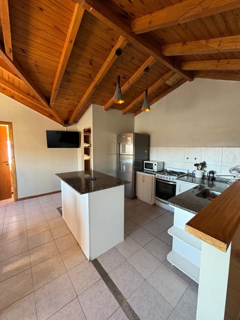 Deluxe Apartment, Mountain View | Private kitchen | Full-size fridge, microwave, stovetop, cookware/dishes/utensils