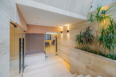 Interior view of the building