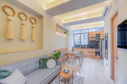 Equipped lounge, perfect for unwinding.