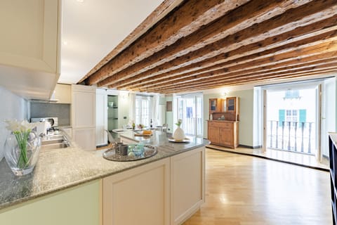 Kitchen and dining area