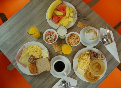 Daily continental breakfast (USD 12 per person)