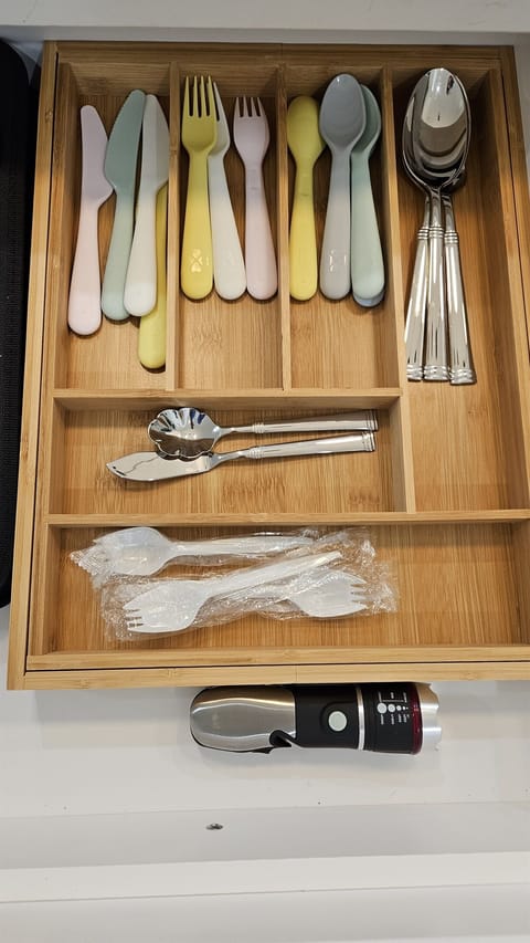 Child-friendly utensils available.