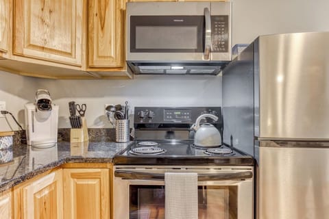 Cook up a storm in our fully equipped kitchen with top-of-the-line appliances!