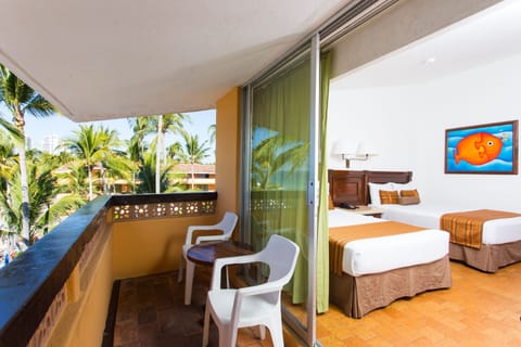 Ocean View Room with Balcony Two Beds | Beach/ocean view