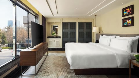 Luxury Suite, 1 King Bed | Premium bedding, down comforters, free minibar, in-room safe