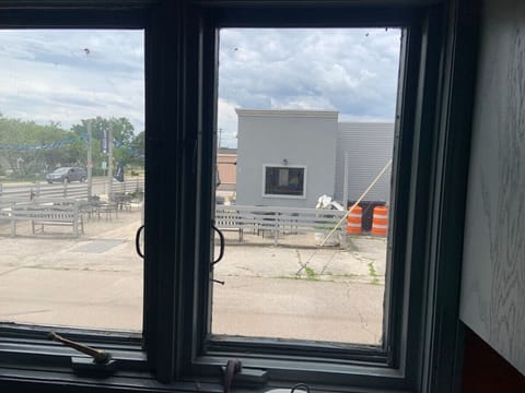 Luna Pier Beach Cafe right outside your kitchen window