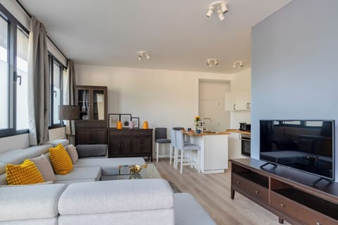 Classic Apartment | Living area | Flat-screen TV