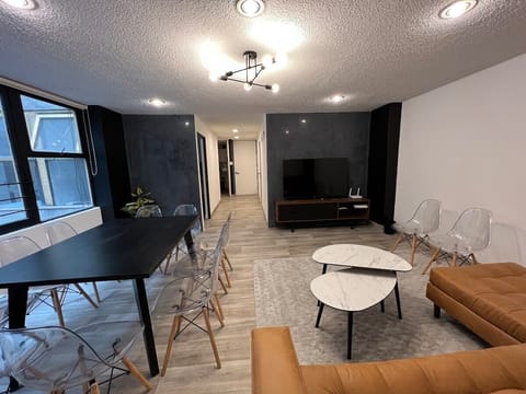 The sitting room and dining area offer lots of seating for everyone