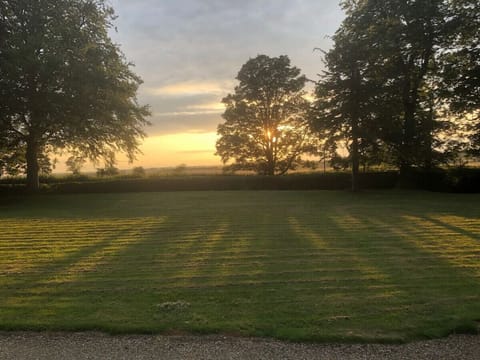 A typical sunset view from the kitchen
