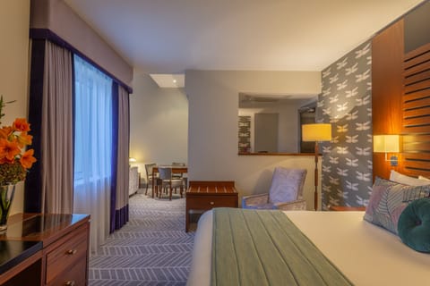 Junior Suite, 1 King Bed, Park View | Hypo-allergenic bedding, minibar, in-room safe, desk