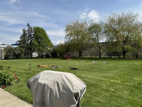 Backyard Cornhole boards are available