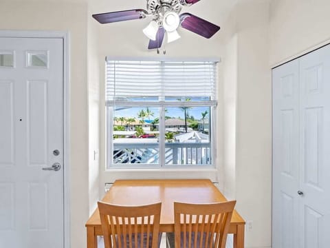 Kitchen table with ocean view