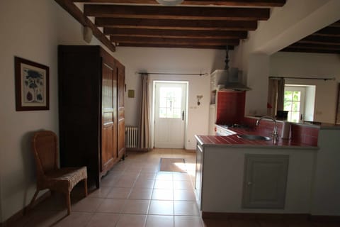 Villa | Private kitchen | Full-size fridge, microwave, oven, stovetop