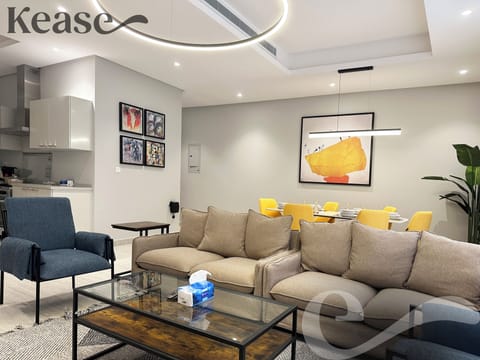 Design Apartment, 3 Bedrooms | Living area