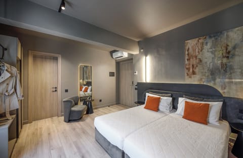 Standard Twin Room, 2 Twin Beds | 1 bedroom, Egyptian cotton sheets, premium bedding, memory foam beds