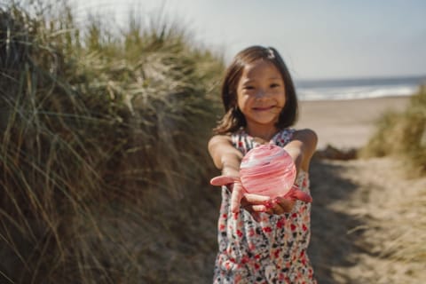 On the beach